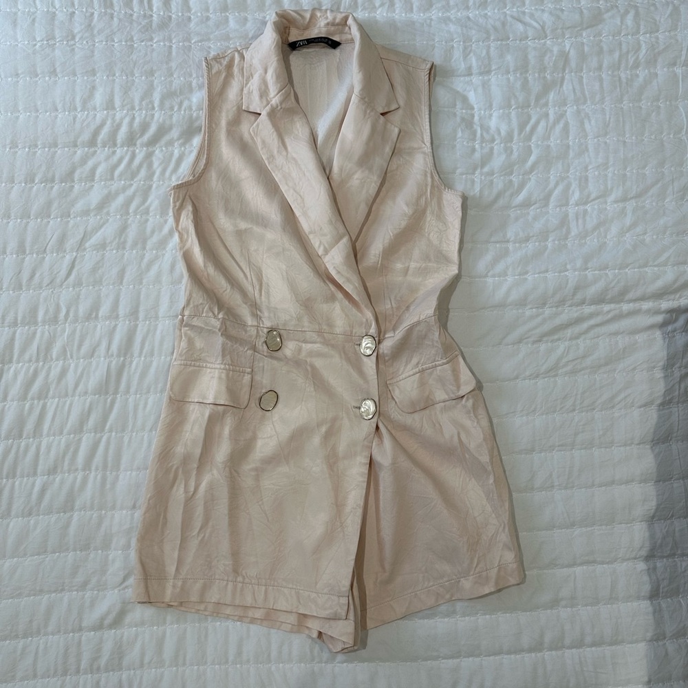 ZARA Chic Sleeveless Blazer Dress/Short